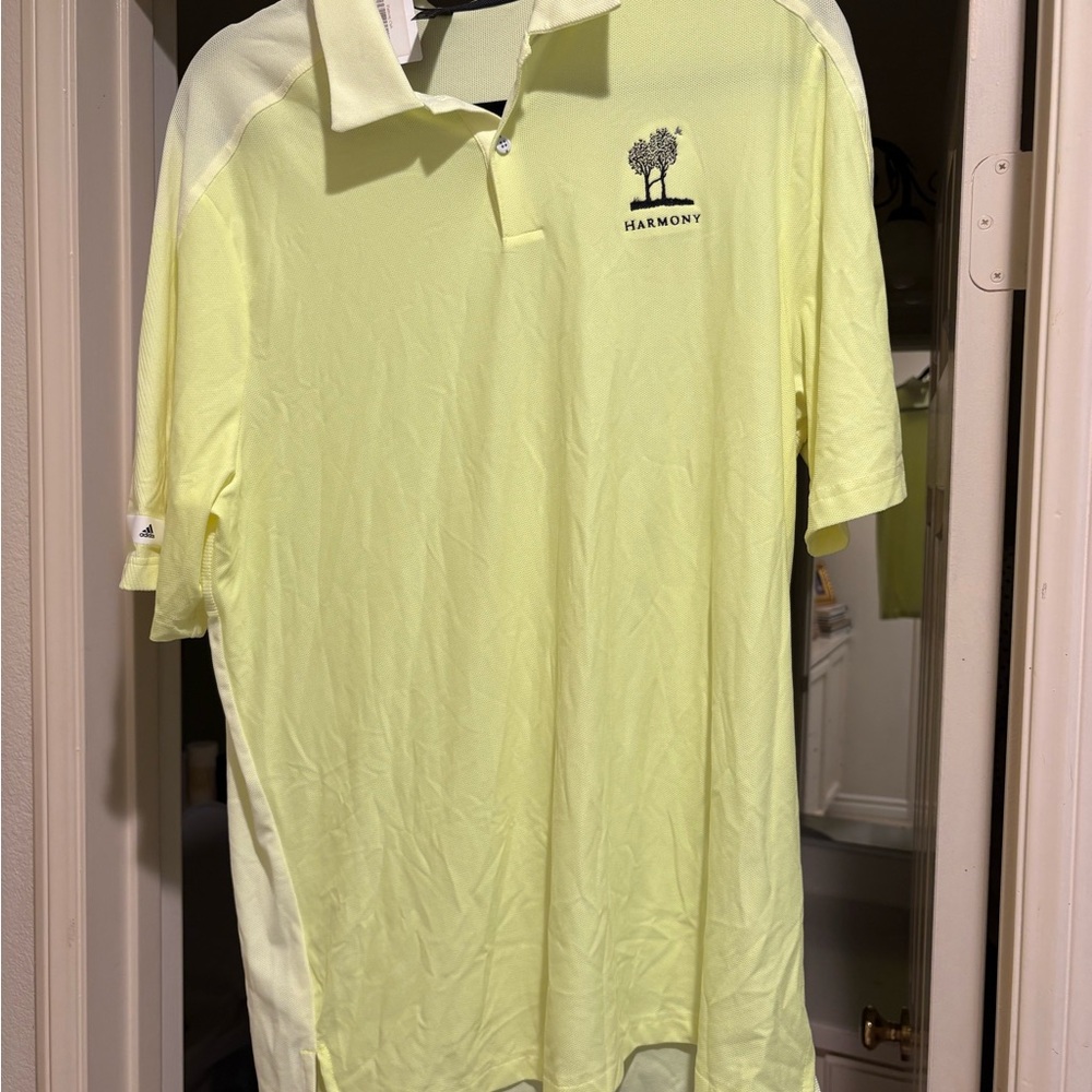 Yellow Polo Shirt with Classic Design and Short Sleeves